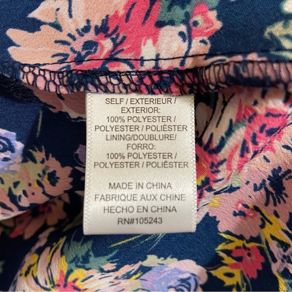 Bobeau Garden Party Floral Wrap Dress S Small - Picture 14 of 15